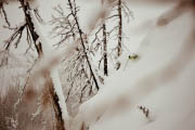 Dan Treadway finding the pow in The Burn by Jordan Manley